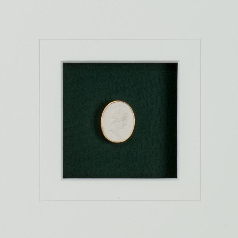Intaglio In Gold II Print