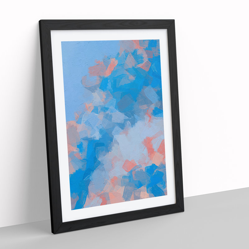 My Beloved Abstract - Framed Print, Black, 64cm H x 46cm W x 2cm D