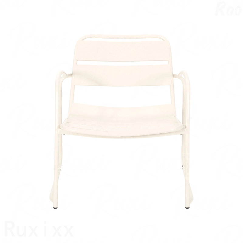 Chaise de patio, Matte White