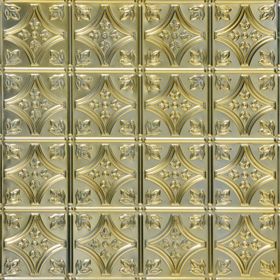 Tiny Tiptoe 2 ft. x 2 ft. Drop-In Tin Ceiling Tile