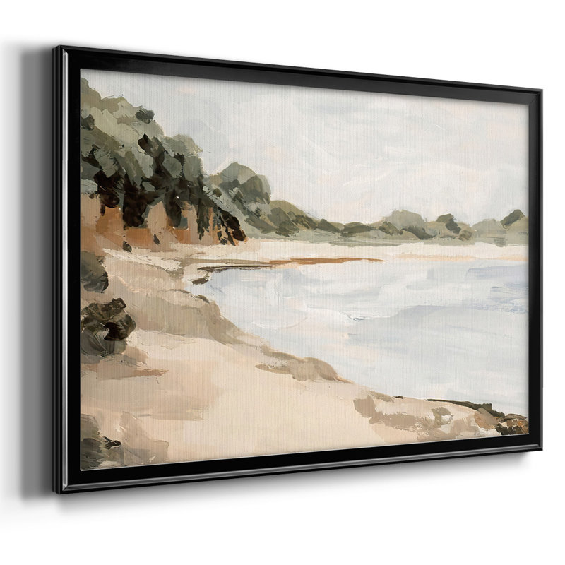 «Bluff Bay II», reproduction d'un seul cadre photo sur toile, H 14 po x l 20 po x P 1,5 po, Noir