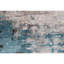 Abstract Area Rug in Turquoise/Gray/Ivory-90304538