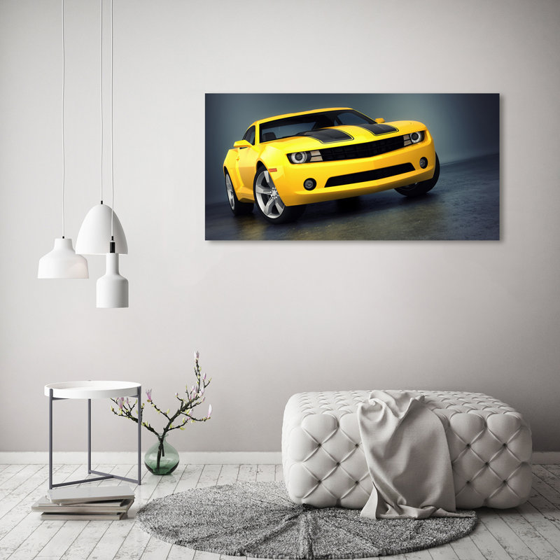 Sports Car - Wrapped Canvas Print
