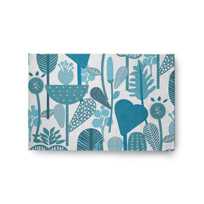 Chenille Floral Indoor Rug