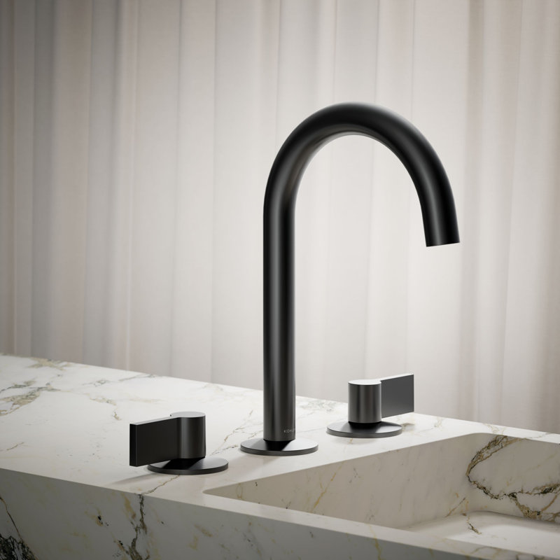 Components™ Bathroom Sink Spout with Tube Design, Matte Black