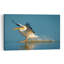 White Pelican Landing Splash Bird Pelican Nature Ocean Wall Art Print 1 Piece Wrapped Canvas Wall Art-569151285
