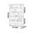 Retro furniture storage bookcase