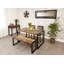 Adlina 91cm Solid Wood Top Console Table