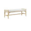 Olisa Upholstered Abstract Bench