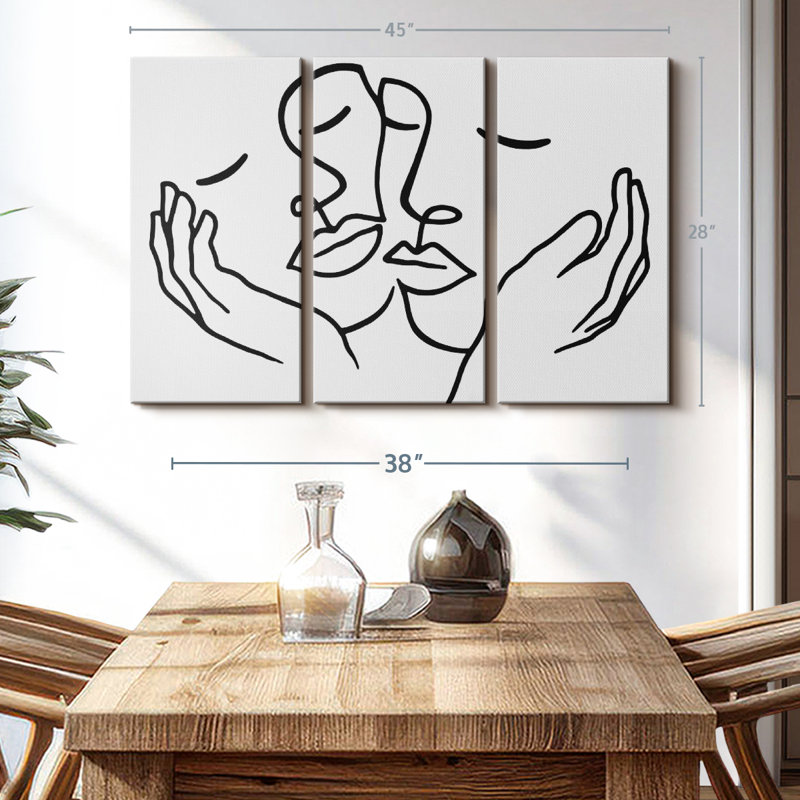 Impression sur toile touchante, H 28 po x l 45 po x P 1,25 po