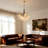 Modern 4 - Light Cluster Glass Chandelier Dimmable