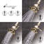 Pomme de douche réglable 6 jets 2,5 GPM-32700646