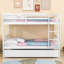 Lit superposé simple en bois avec lit gigogne Dedrah-1771812497
