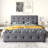 Modern Queen Size Upholstered Platform Storage Bed With Four Drawers-544544887