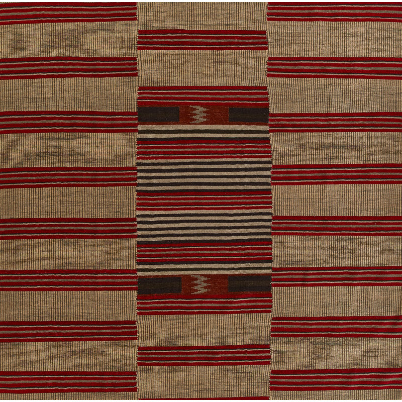 Tapis à tissage plat Adobe, Tapis de couloir 2 pi 6 po x 8 pi