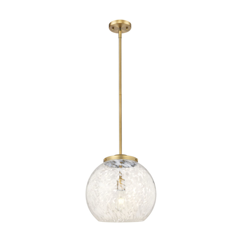 Luminaire suspendu 1 lumière Opsincs, Laiton brossé