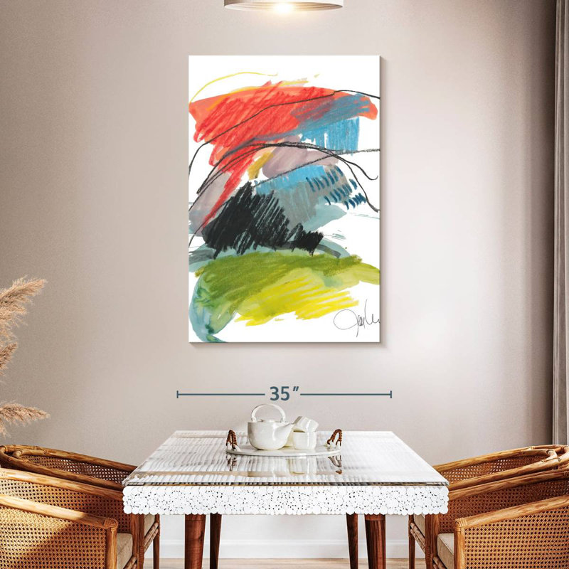 Avery Abstract Landscape No. 40, 48" H x 32" W