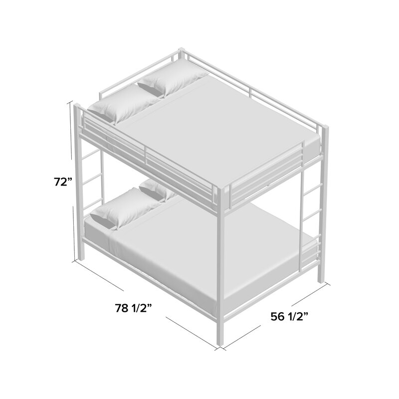 Isabelle & Max™ Eljah Kids Full Over Full Bunk Bed & Reviews 