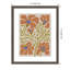 Expressive Abstract House Plant Orange On Tan Framed On Paper by The Creative Bunch Studio Print-91291777-91291775