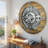 Wall Clock 24" Oversized for Living Room decor with Real Moving Gears England Collection-107103005