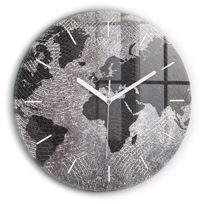 Glass Wall Clock