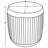 Round Upholstered Ottoman Mauve