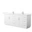 Elan TK 84" Freestanding Double Bathroom Vanity with Quartz Top-1229239843-1229239837-1229239836