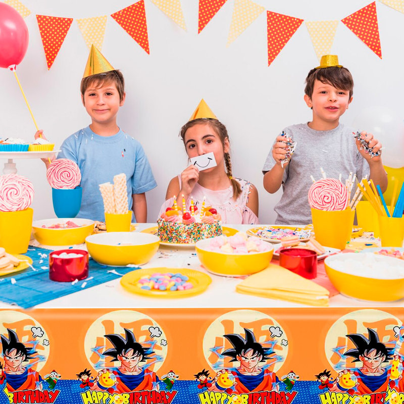 3 Pcs Dragon Ball Z Table Cloth Set