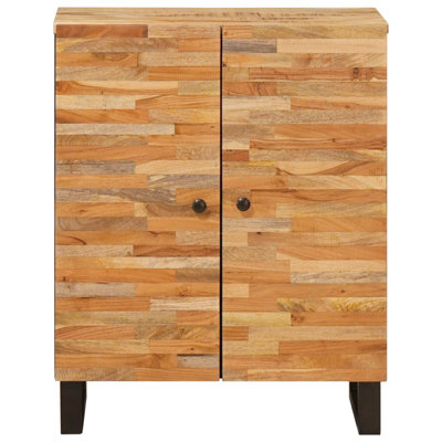 Solid Wood Rectangle Accent Cabinet