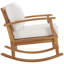 Chaise berçante d'extérieur en teck Marina-472441371