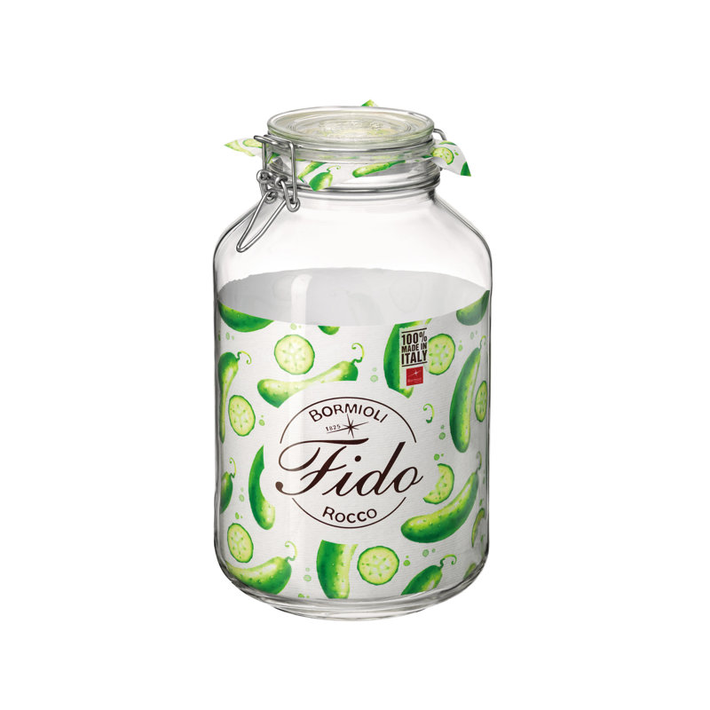 135,25 oz. Fido Pot alimentaire, transparent