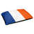 Bleu royal / blanc / orange