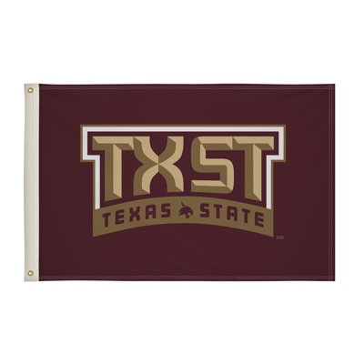 Texas State Bobcats - 2' x 3' Printed Nylon Flag - NCAA Licensed