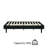 Fly Solid Wood Bed Frame without Headboard and Silent Slats, 1000 lbs Capacity Bed Frame-1628898846-1628898845