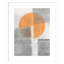 «Giese Paper Collage No 3» par le studio d'art mural MIUUS, reproduction d'art encadrée-100477750-100477755