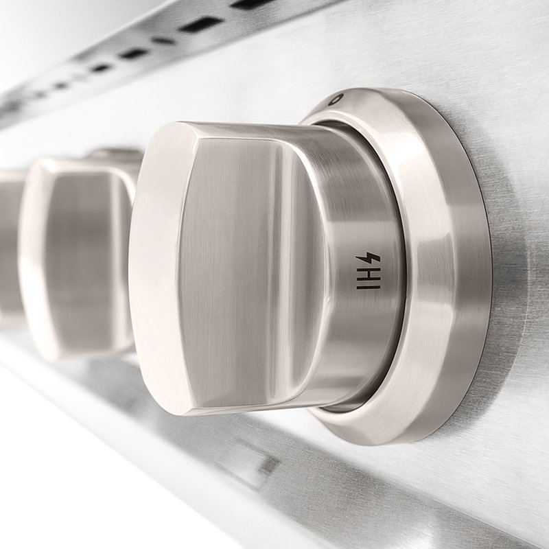 ZLINE 36" Porcelain Gas Stovetop in Fingerprint Resistant with 6 Gas Burners, Stainless Steel