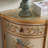 European-Style Hand-Painted Semicircular Sideboard