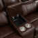 Jepum 77.6" Top-Grain Genuine Leather Manual Reclining Loveseat Sofa, 2-Seater Recliner Couch with Storage and Cupholders