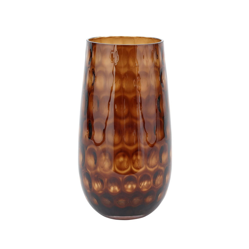 Vase en verre Bolla, Tortue, H 12 po x l 6 po x P 6 po