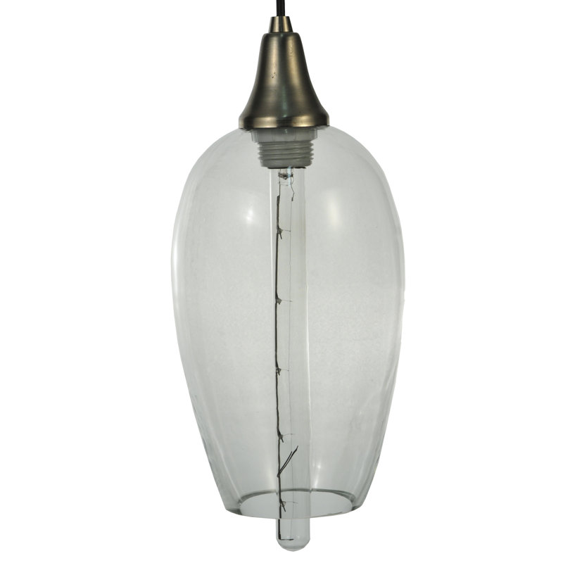 Luminaire suspendu en forme de goutte 1 lumière Madelijne Orb
