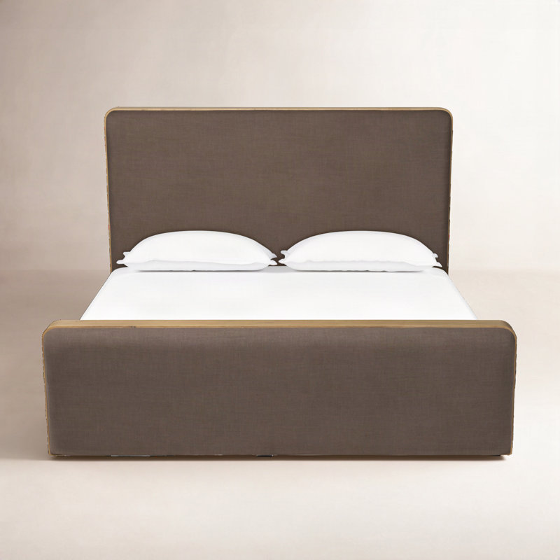 Pierce Upholstered Bed, King, Savoy Coffee/Dark Brown