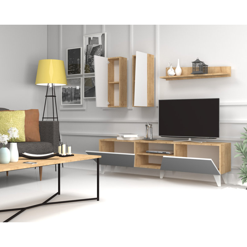 Louisiana Unfinished TV Stand for TVs up to 65"