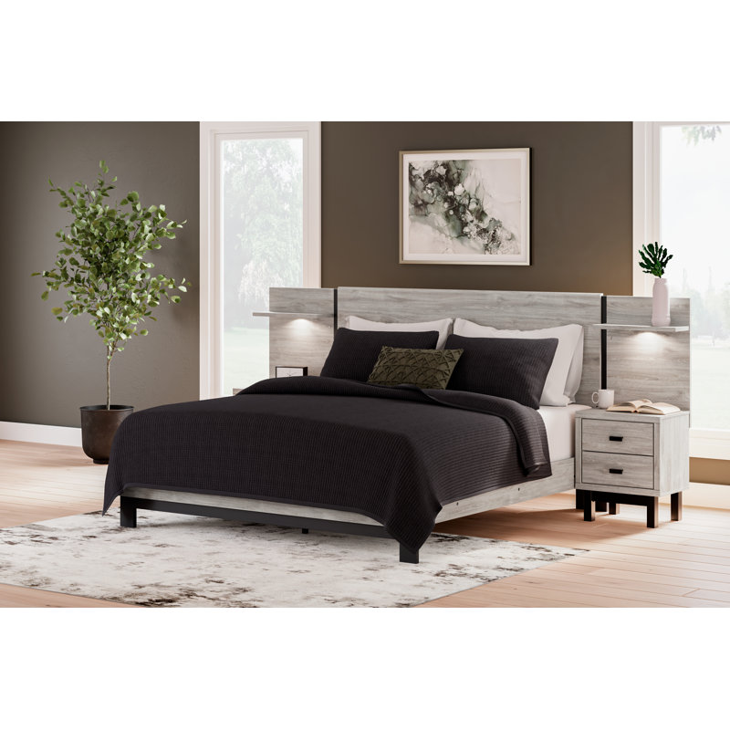 Vessalli  Panel Bed with Extensions, King