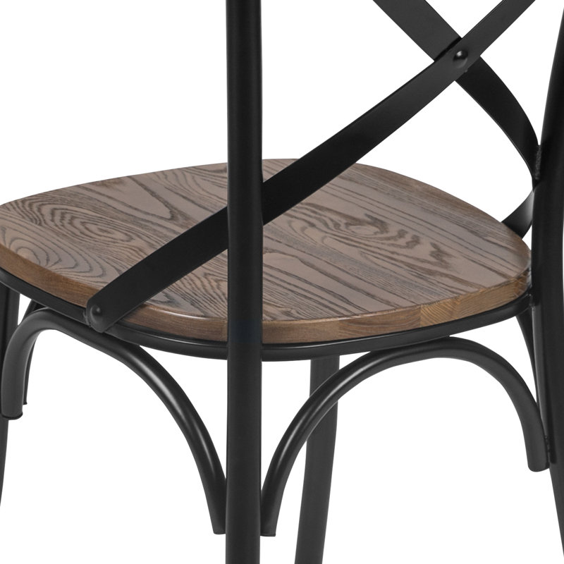 Lara 17.5'' H Ash Stacking Side Chair