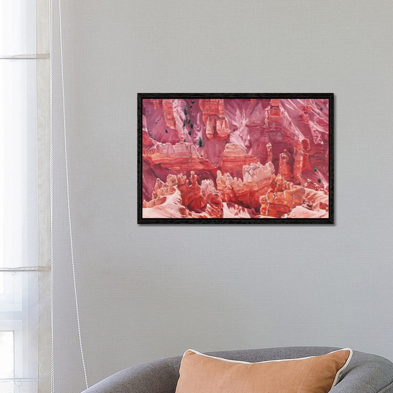 Cedar Breaks 1 Piece Wall Art on Canvas, 66.04 cm H x 45.72 cm W, Black Framed