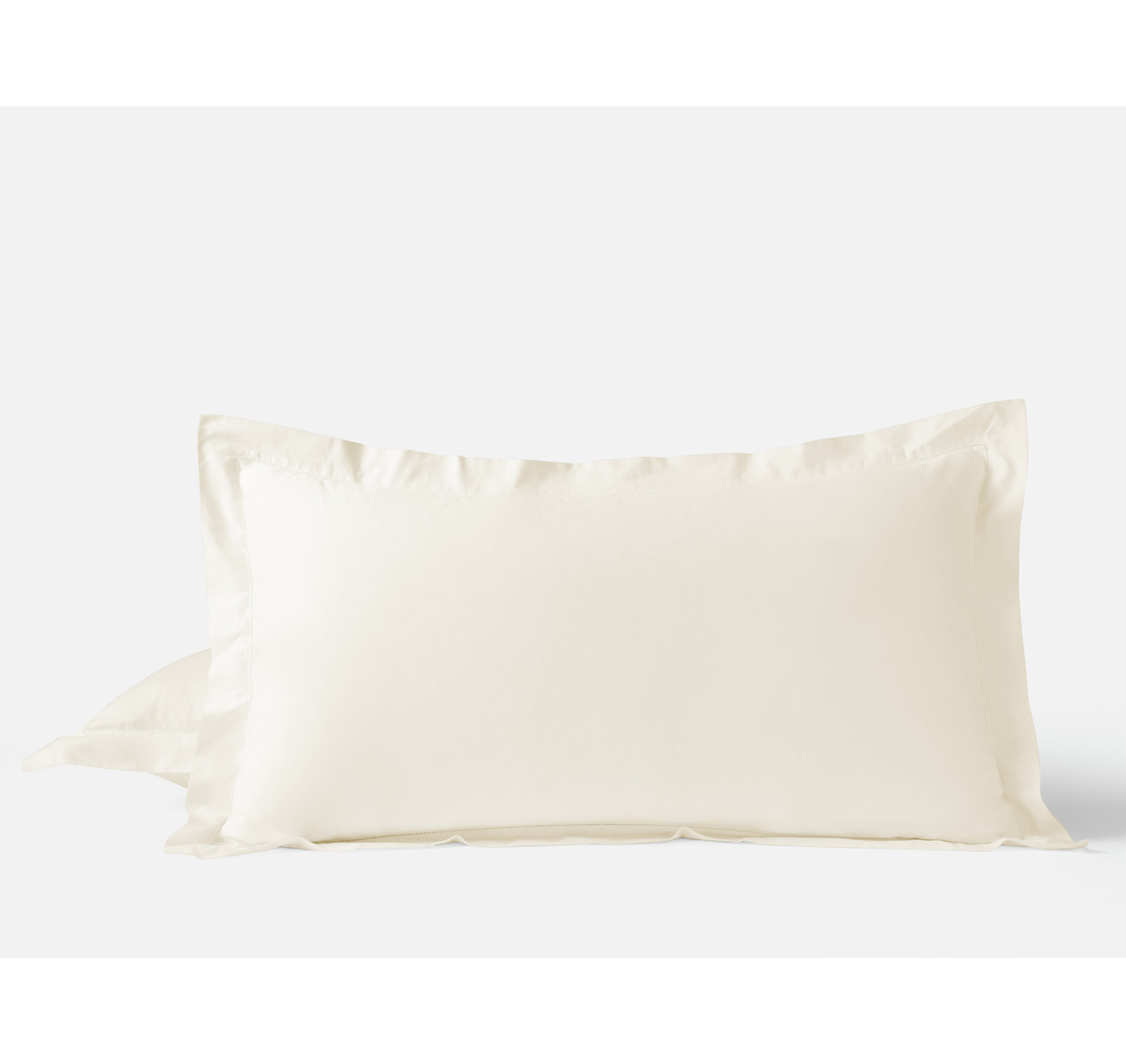 Cloud Soft Organic Sateen Shams, King, Undyed