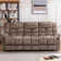 Edilmar 83.1'' Wide Contemporary and Overstuffed Manual Reclining Sofa with Wide Backrest