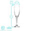 220ml Flute Set