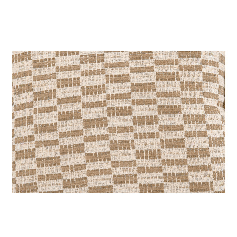 Leone Square Pillow Cover & Insert, Taupe