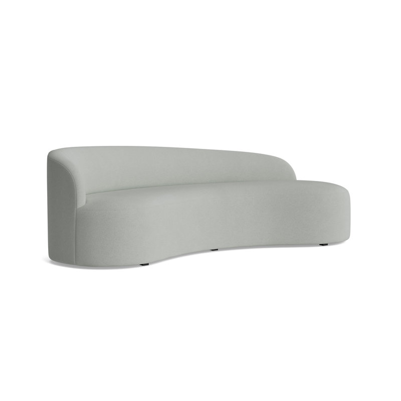Sofia Left Arm Sofa, Performance Boucle - Mineral Green